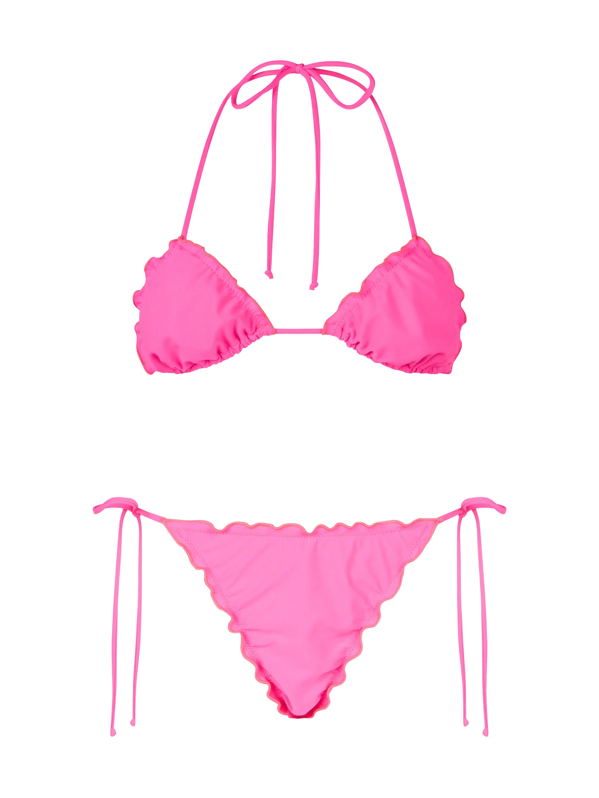 Sagittarius Miami Neonroze Klassieke Triangelbikini voor Dames
