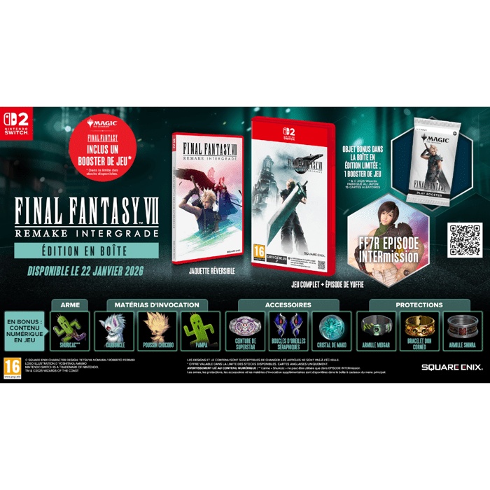 Final Fantasy VII Remake Integrado • Jogo para Nintendo Switch 2