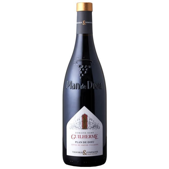 Domaine Dame Guilherme Plan de Dieu 2024 Côtes du Rhône Villages - Vin rouge de la Vallée du Rhône x6