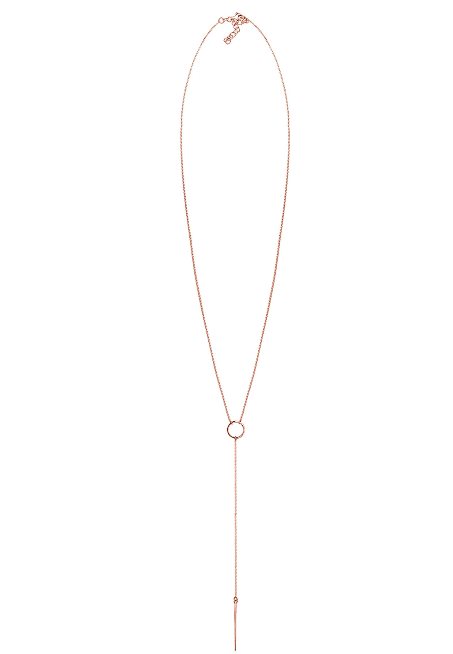 Elli Femmes Chaîne en Y Géo Minimaliste en Argent Sterling 925