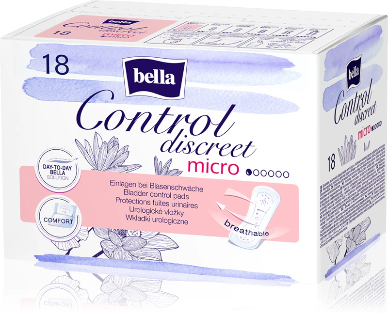 Absorventes para incontinência BELLA Control Discreet Micro