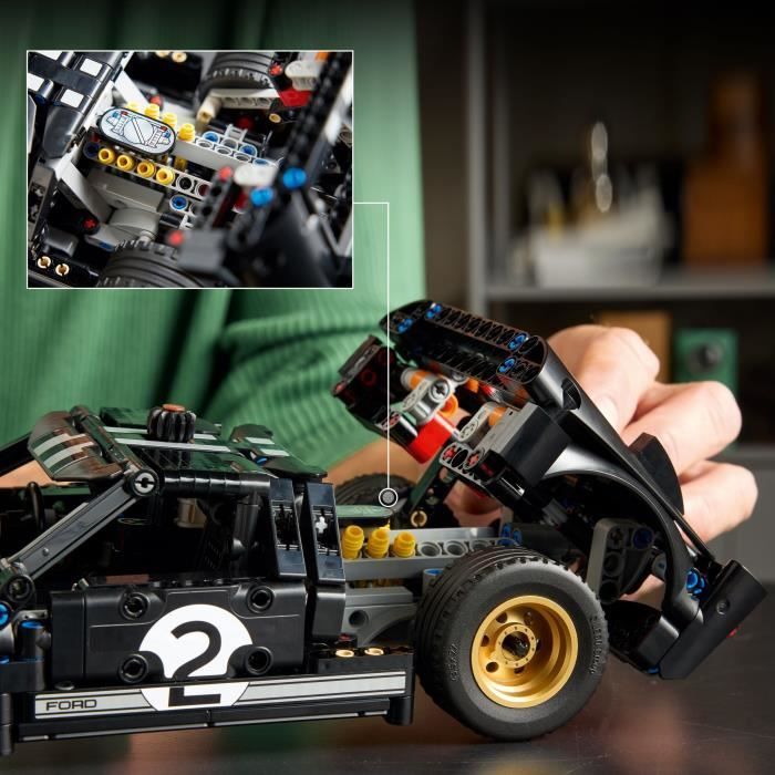 LEGO Technic 42223 La Voiture de Course 1966 Ford GT40 MKII - Set pour Adulte - Maquette