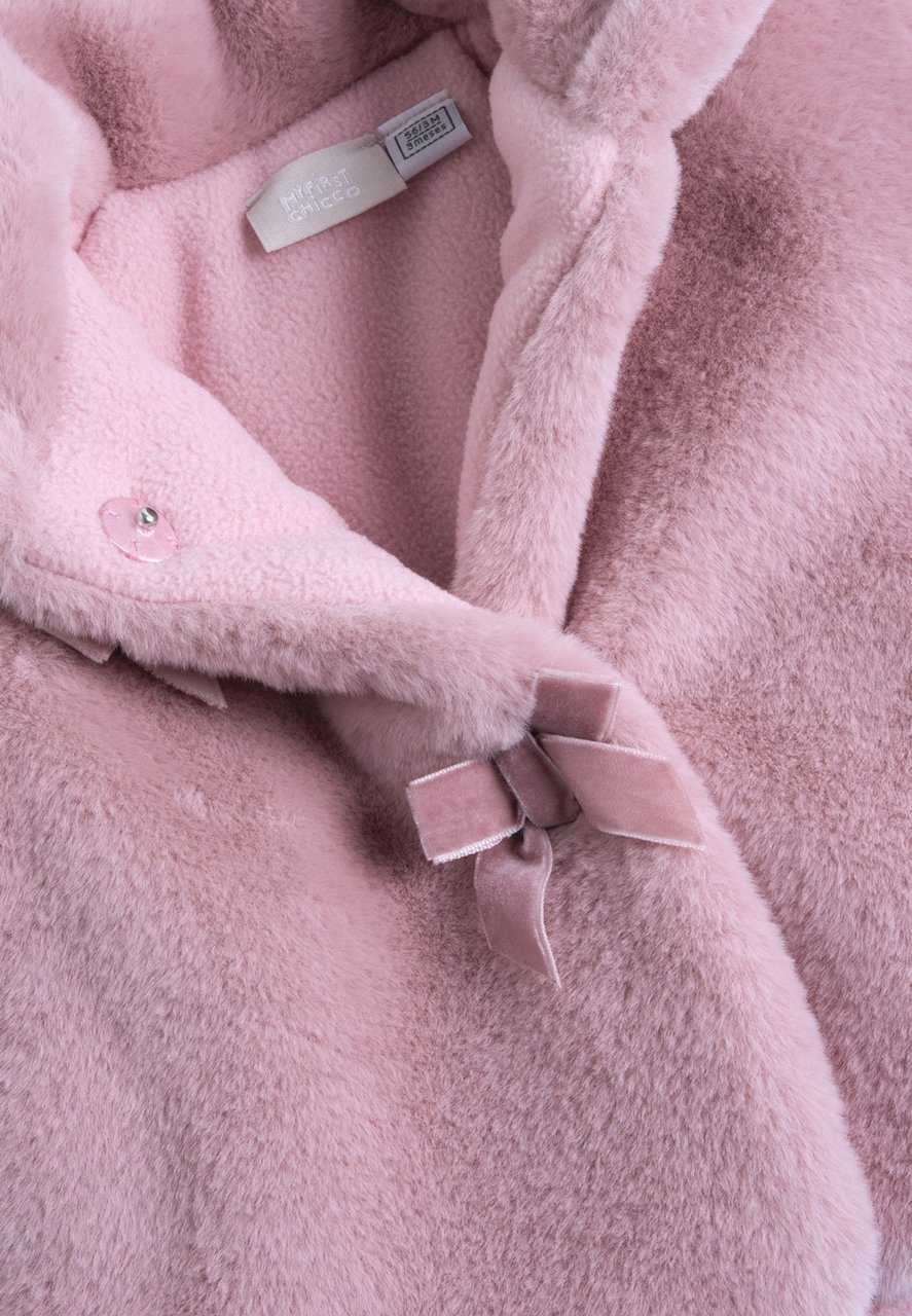Abrigo suave rosa