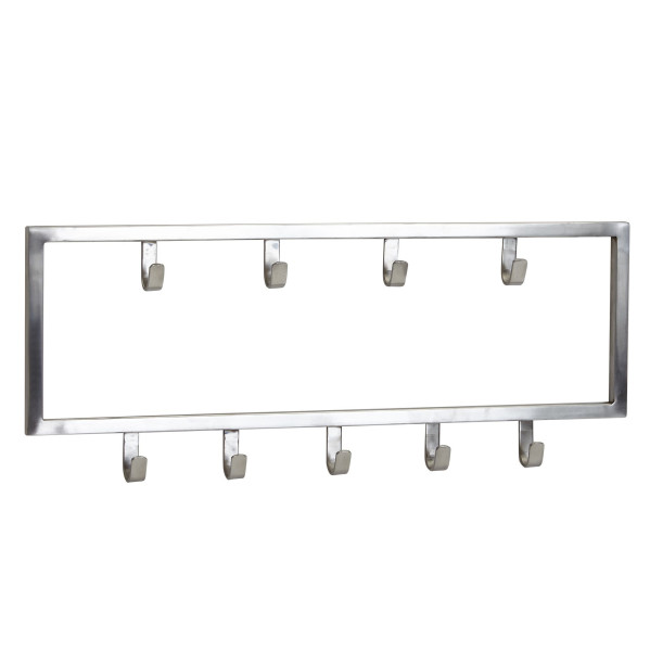 FineBuy Wieszak ścienny metal srebrny