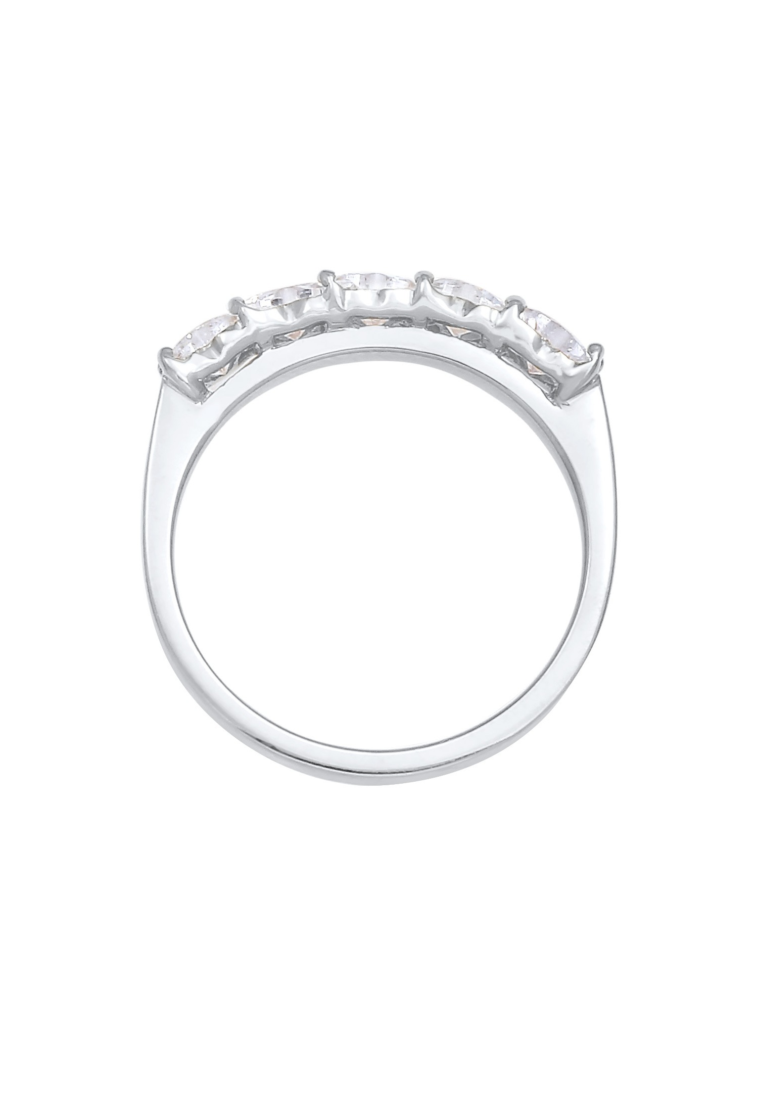 Elli Les fiançailles de coeur des femmes sont élégantes avec des cristaux de zircone en argent sterling 925