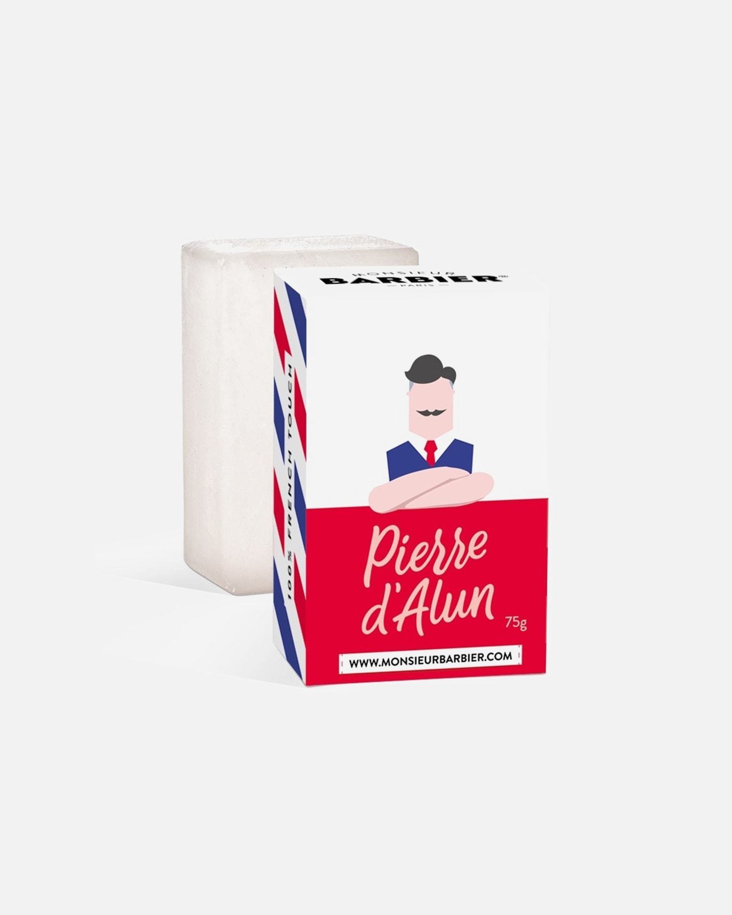 Monsieur Barbier losjon po britju z alumovo glino - 75 g