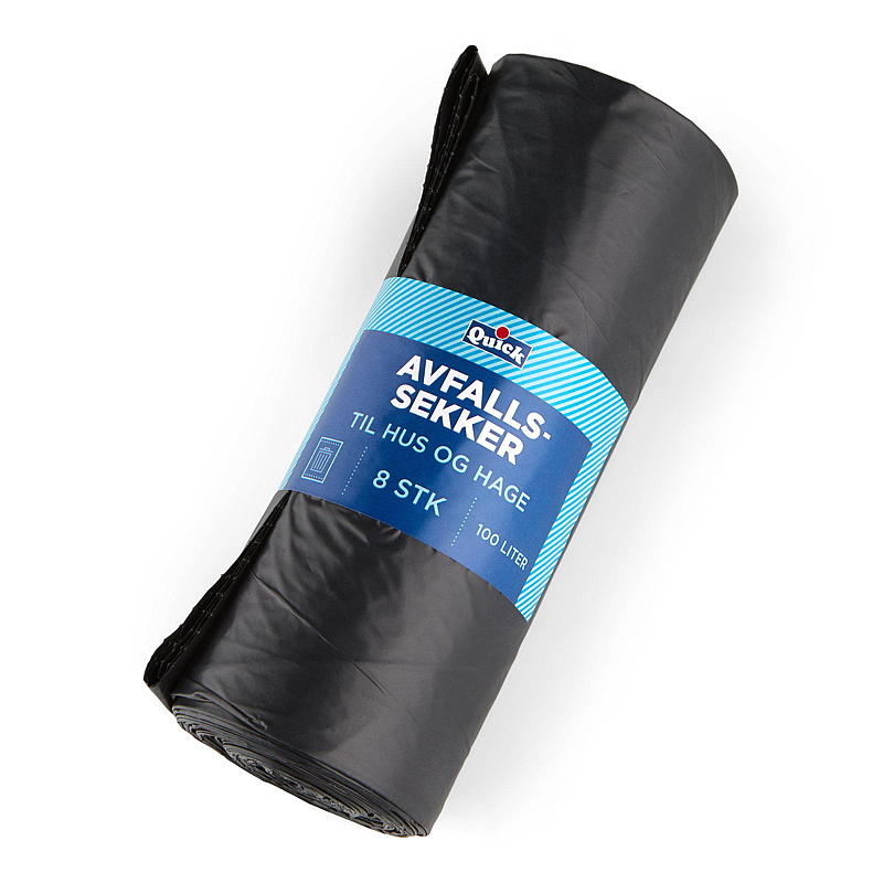 Bolsas de basura rápidas, paquete de 8 unidades, 70x100 cm