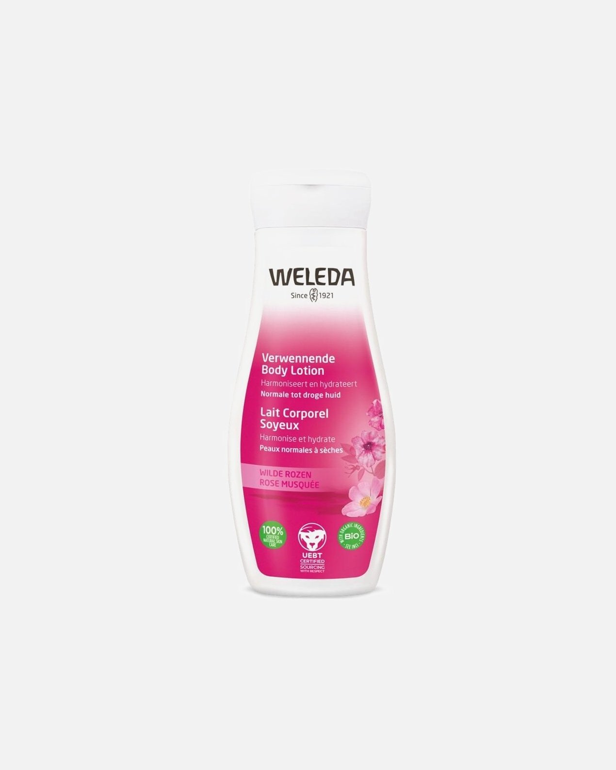 Weleda losion za tijelo s divljom ružom, losion za razmazivanje tijela - 200 ml