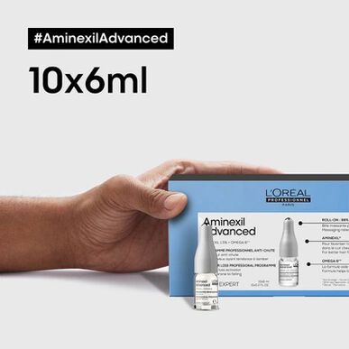 L'Oréal Professionnel Serie Expert Aminexil Advanced Anti Chute Ampoules Anti-Hair Loss Stimulating Redensifiers 6 x 10 ml 6 x 10 ml