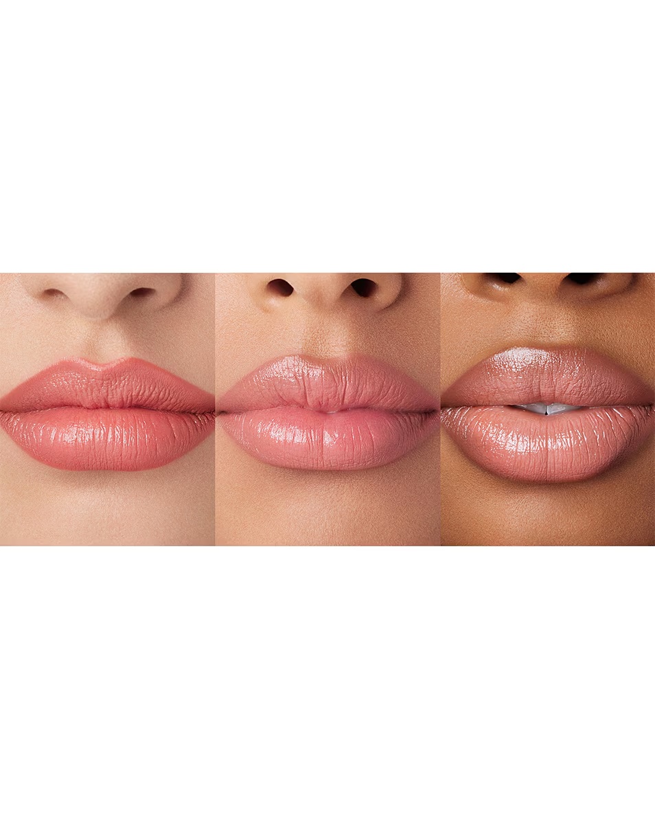 ANASTASIA BEVERLY HILLS DUO DE BUZE PLIN DE PUȚINE ȘI SCULPTATE, RUJ SATINAT PEACH BUD, CREȘTER DE BUZE COPT LA SOARE