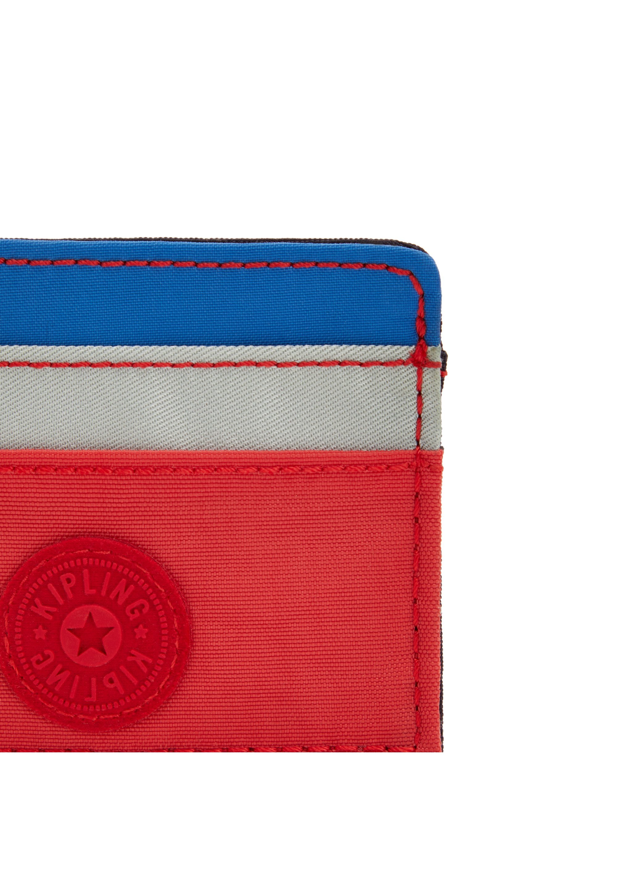 Kipling CARDY - Portemonnee - blauw rood blok