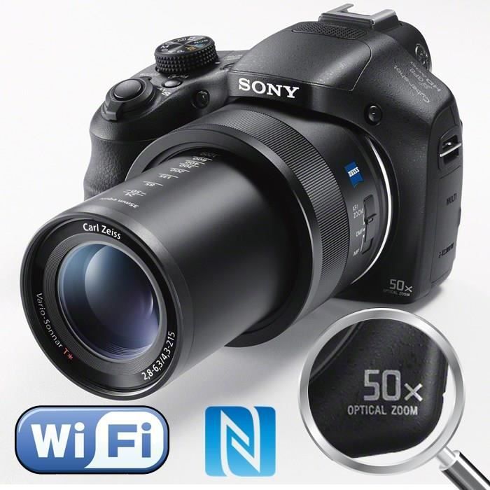 SONY DSC-HX400V Bridge - Sensore CMOS da 20 MP con zoom 50x