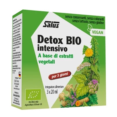 SALUS Salus Detox Bio Intensive Complément alimentaire 3 flacons de 20 ml