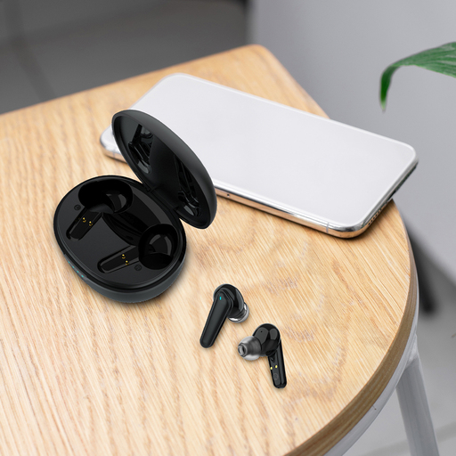  Slúchadlá Bluetooth Tws158 Anc + Enc Prixton – čierne