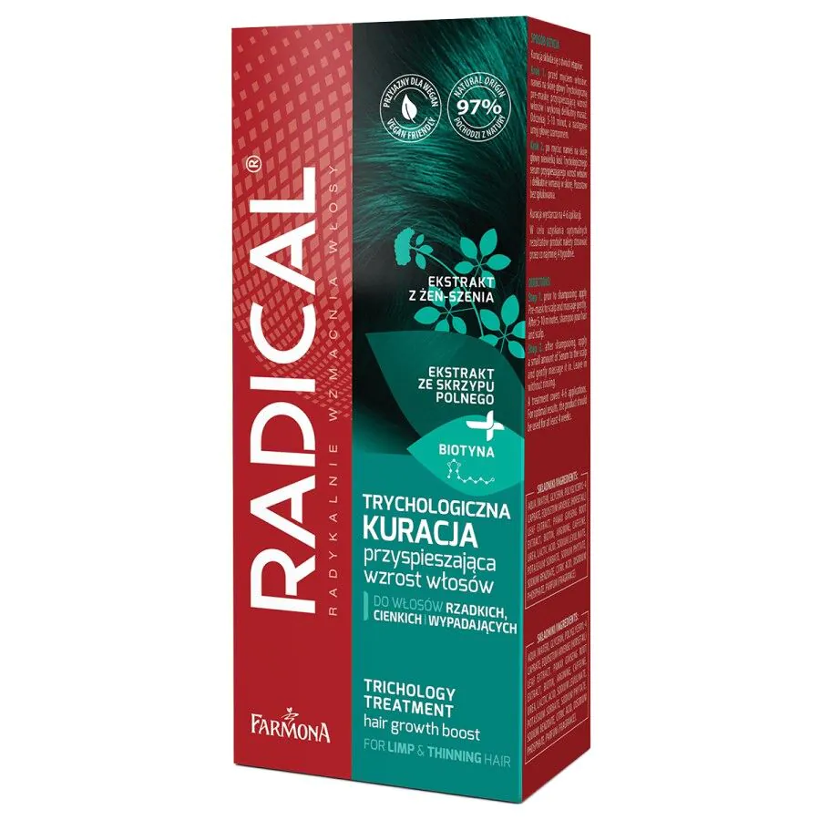 Radical Trychologiczna Kuracja przyspieszająca wzrost włosów 20 ml + 50 ml
