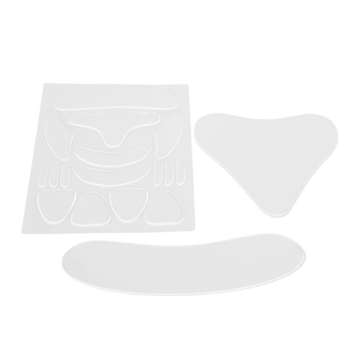 Juego de 18 parches antiarrugas de silicona reutilizables, suaves y portátiles para la frente, el rostro, el cuello y el pecho.