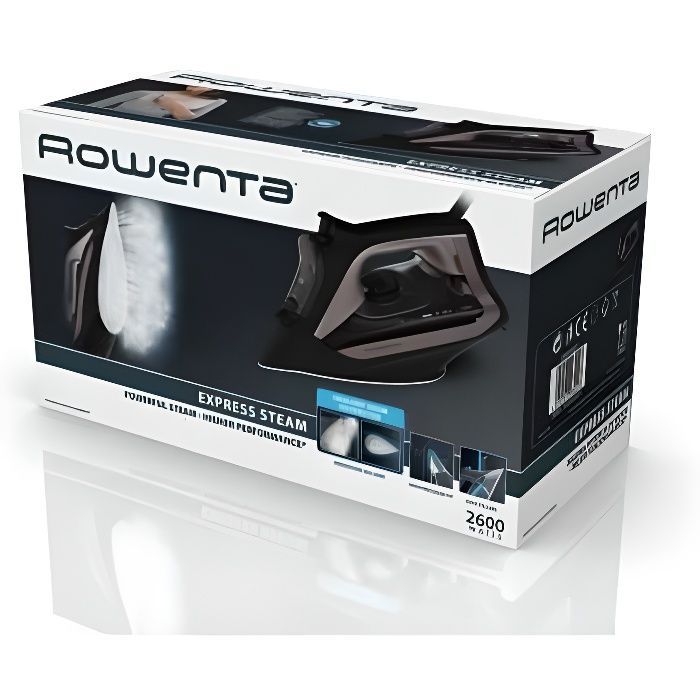 Fer à vapeur - Rowenta - Express Steam - 2600 W - Semelle De Précision - Réservoir 0,25L