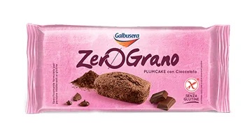 GALBUSERA ZEROGRANO Pastel de chocolate y ciruelas sin gluten ZeroGrano 148 g