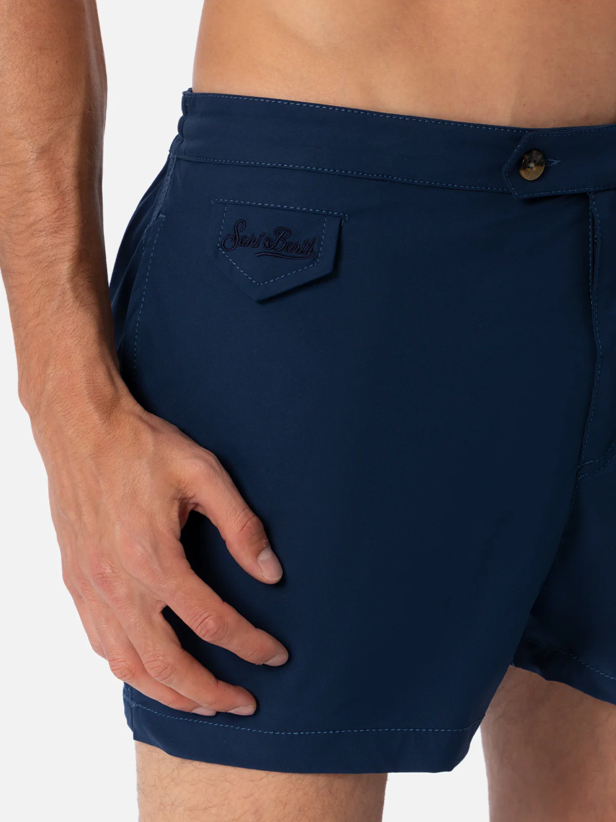Harry's Slim Fit Zwempak voor Heren in Legergroen