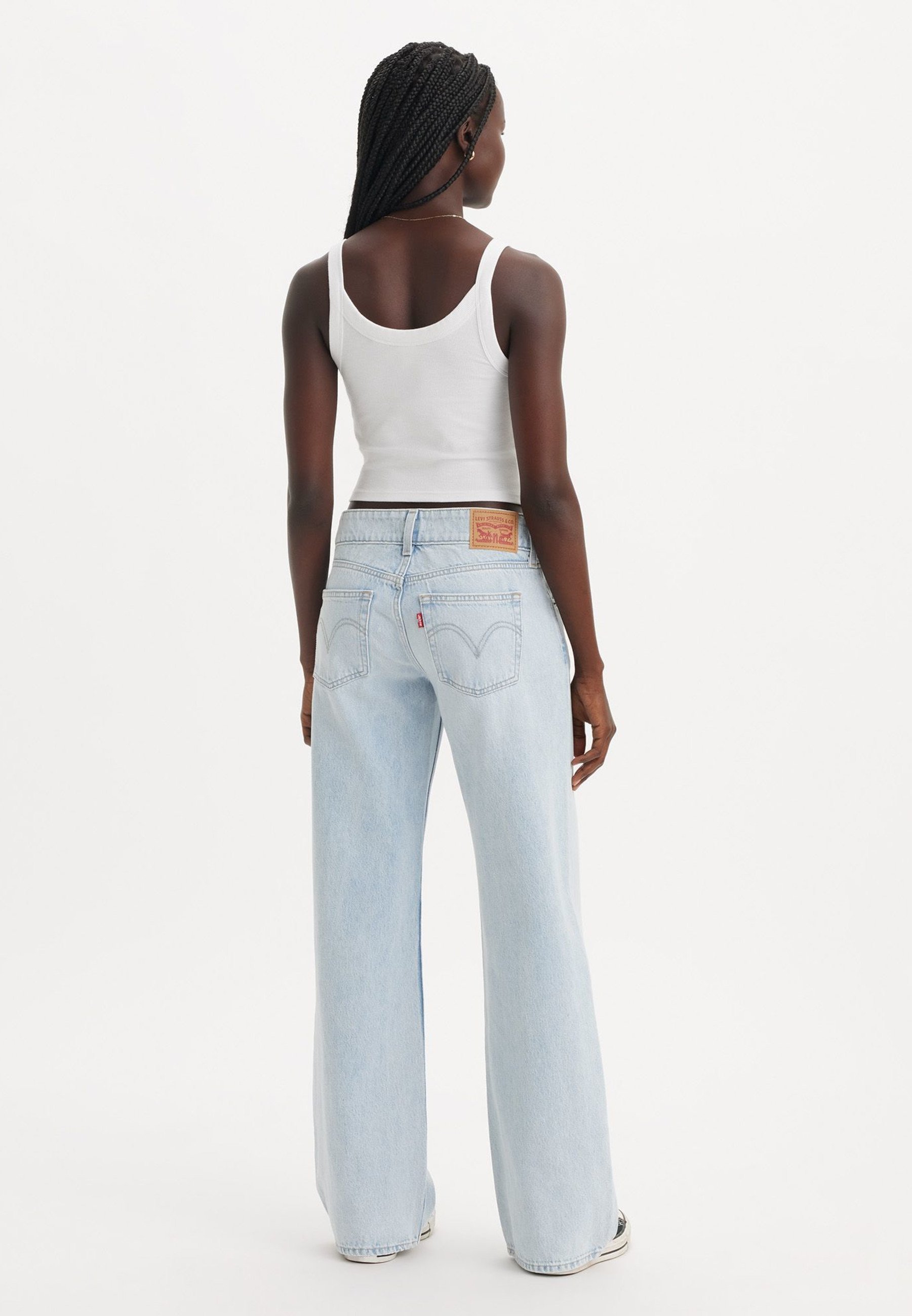 Levi's® SUPERLOW - Τζιν χαλαρής εφαρμογής - λειασμένη τέχνη