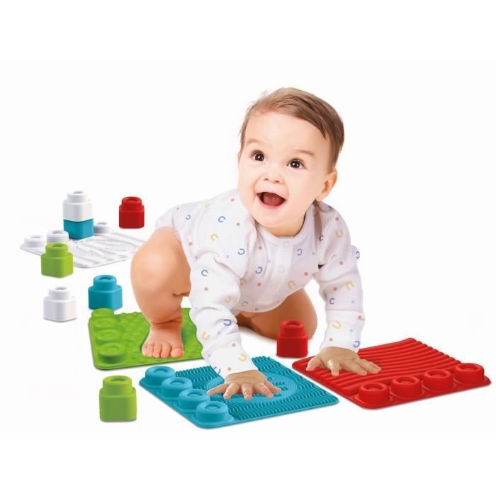 Alfombra sensorial - Clementoni - Clemmy - Roja - Multicolor - Bebé - Unisex - 6 meses - Goma suave