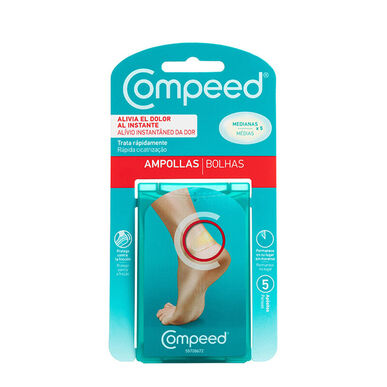 Apósitos para ampollas medianas Compeed 5 unidades 5 unidades