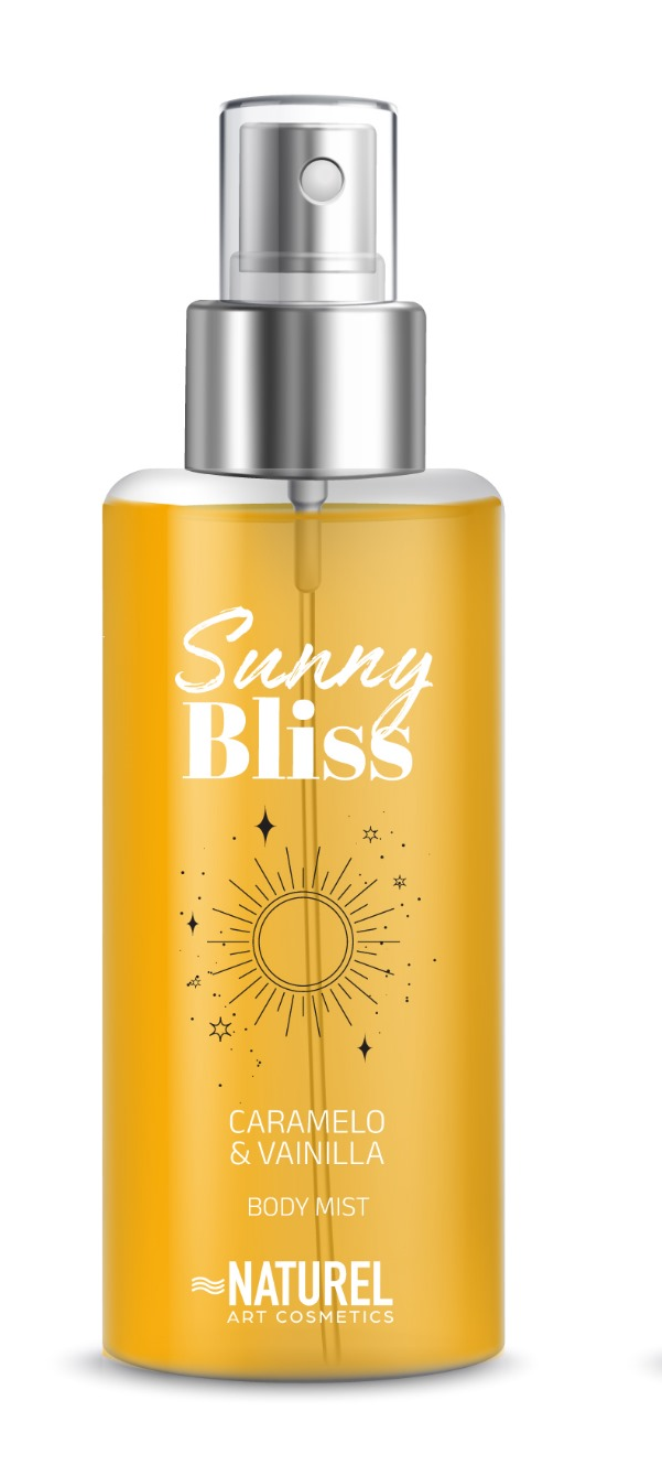 Telový sprej Sunny Bliss s karamelom a vanilkou