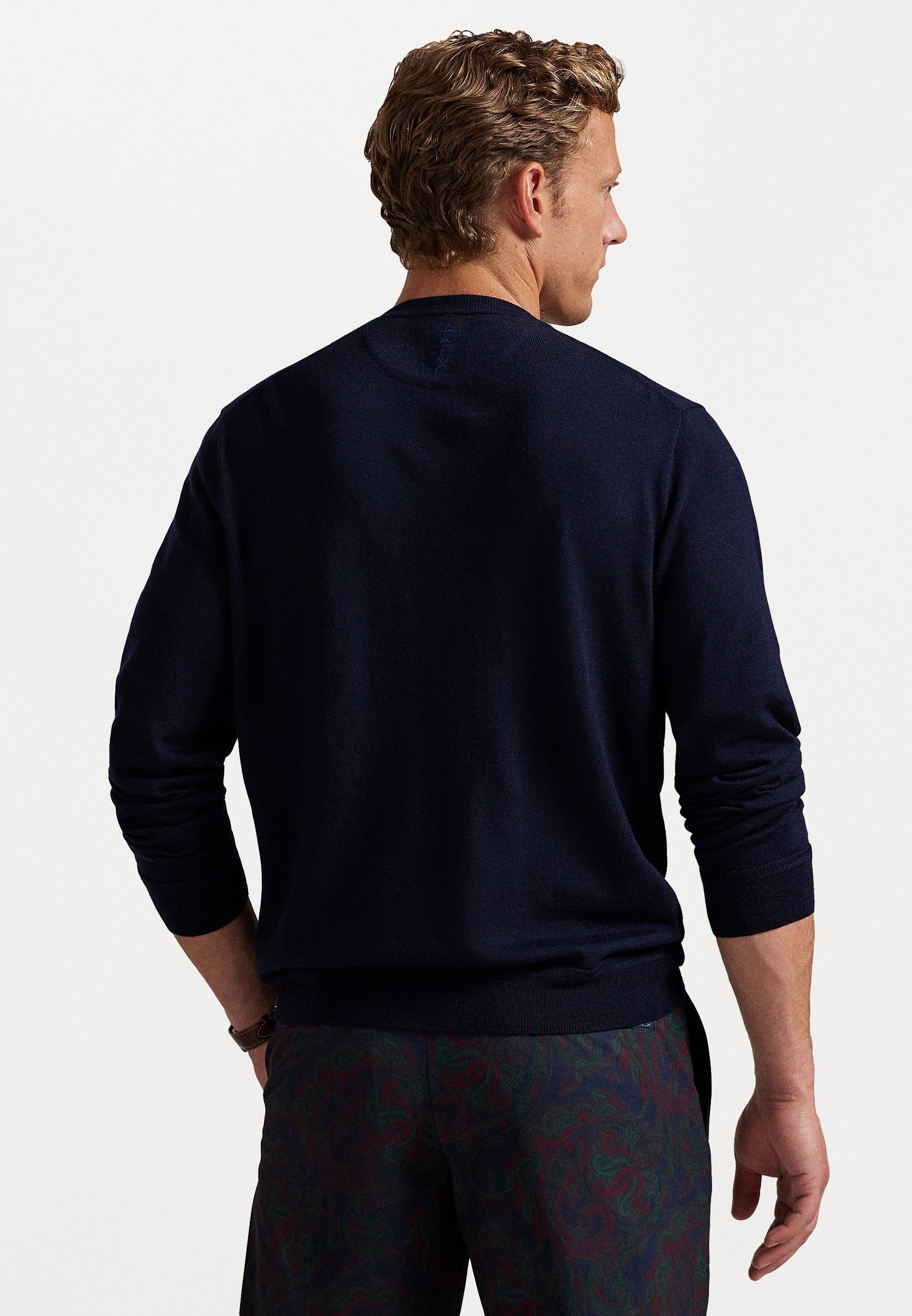 Polo Ralph Lauren PERFORMANCE V-HALS TRUI - Trui - verfijnd marineblauw