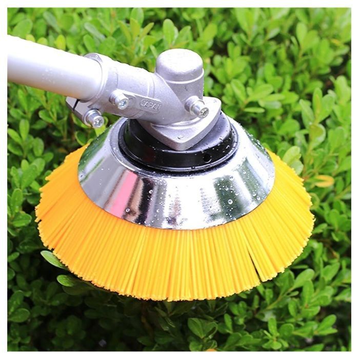 Cabeça de corte de escova de nylon indestrutível kimeo G80 Pro, escova multifuncional de 8 polegadas para cortadores de grama (1 peça)
