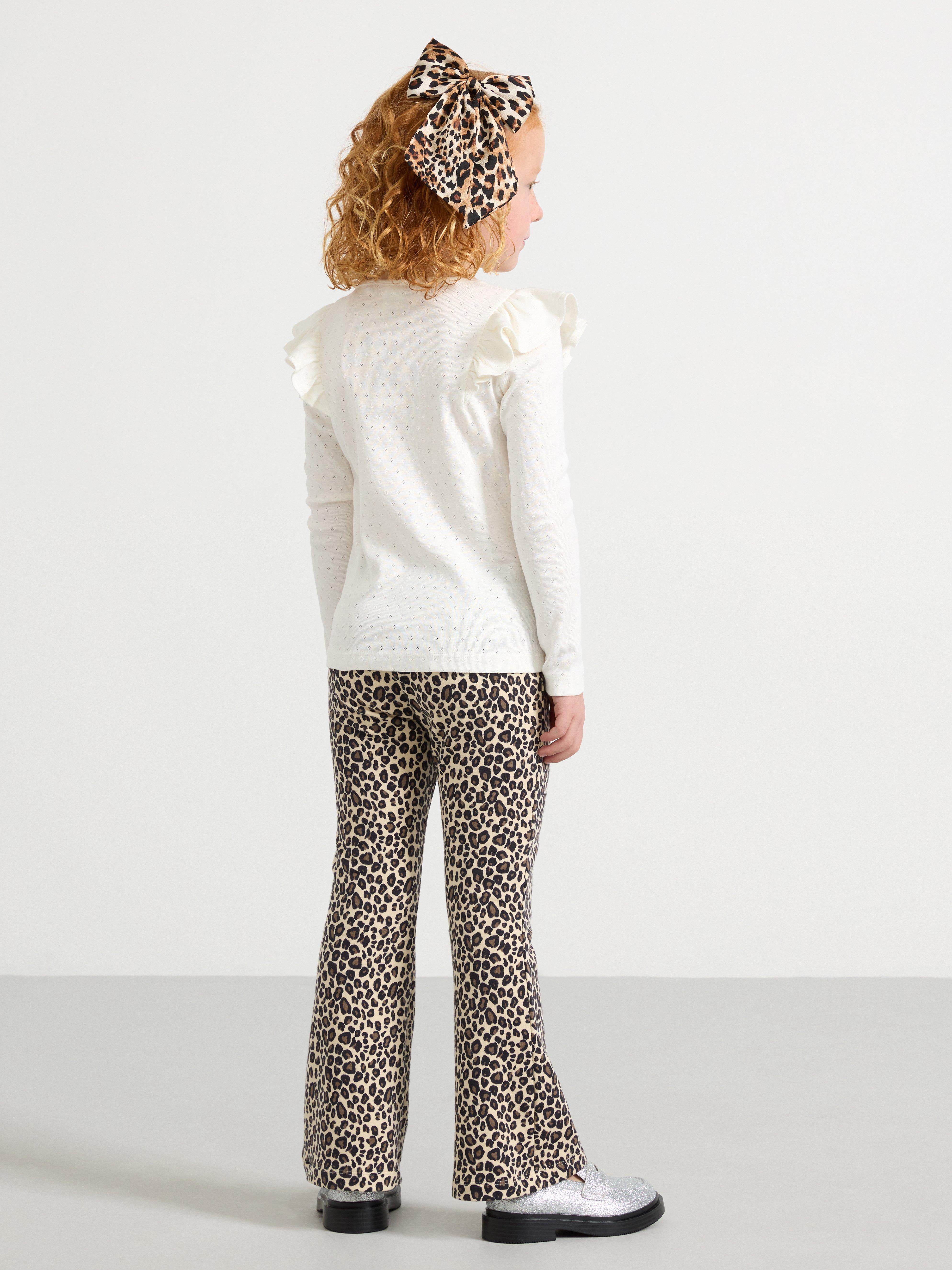 Leggings con interior cepillado, color beige claro.