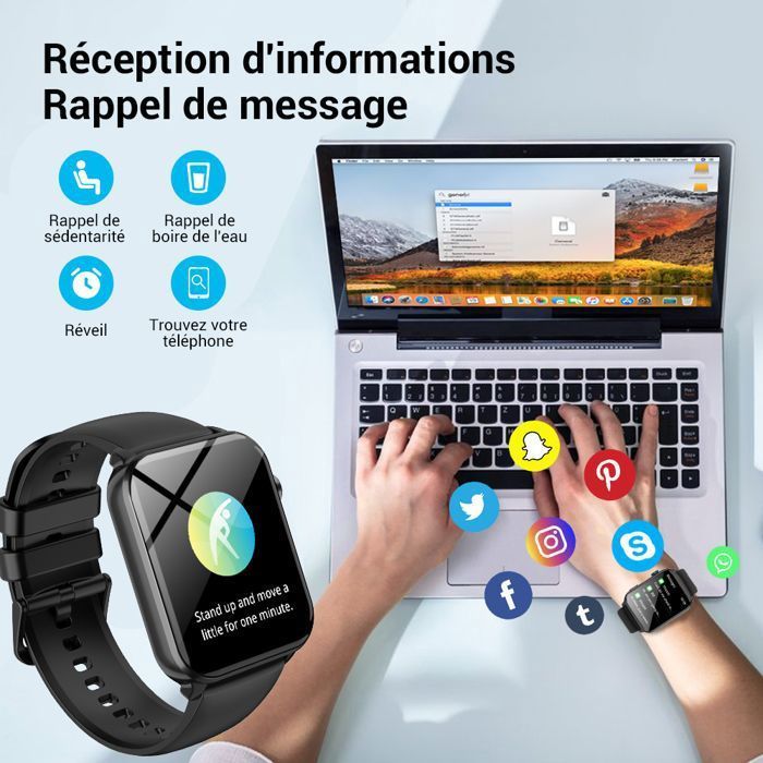 Men's Smartwatch with Calling, 1.91