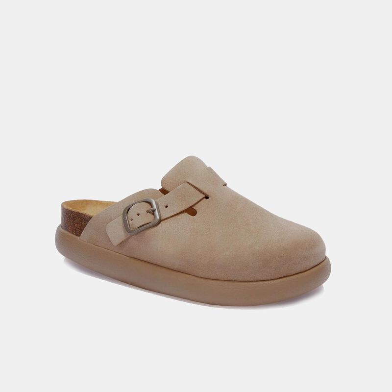 Damskie chodaki zamszowe Scholl