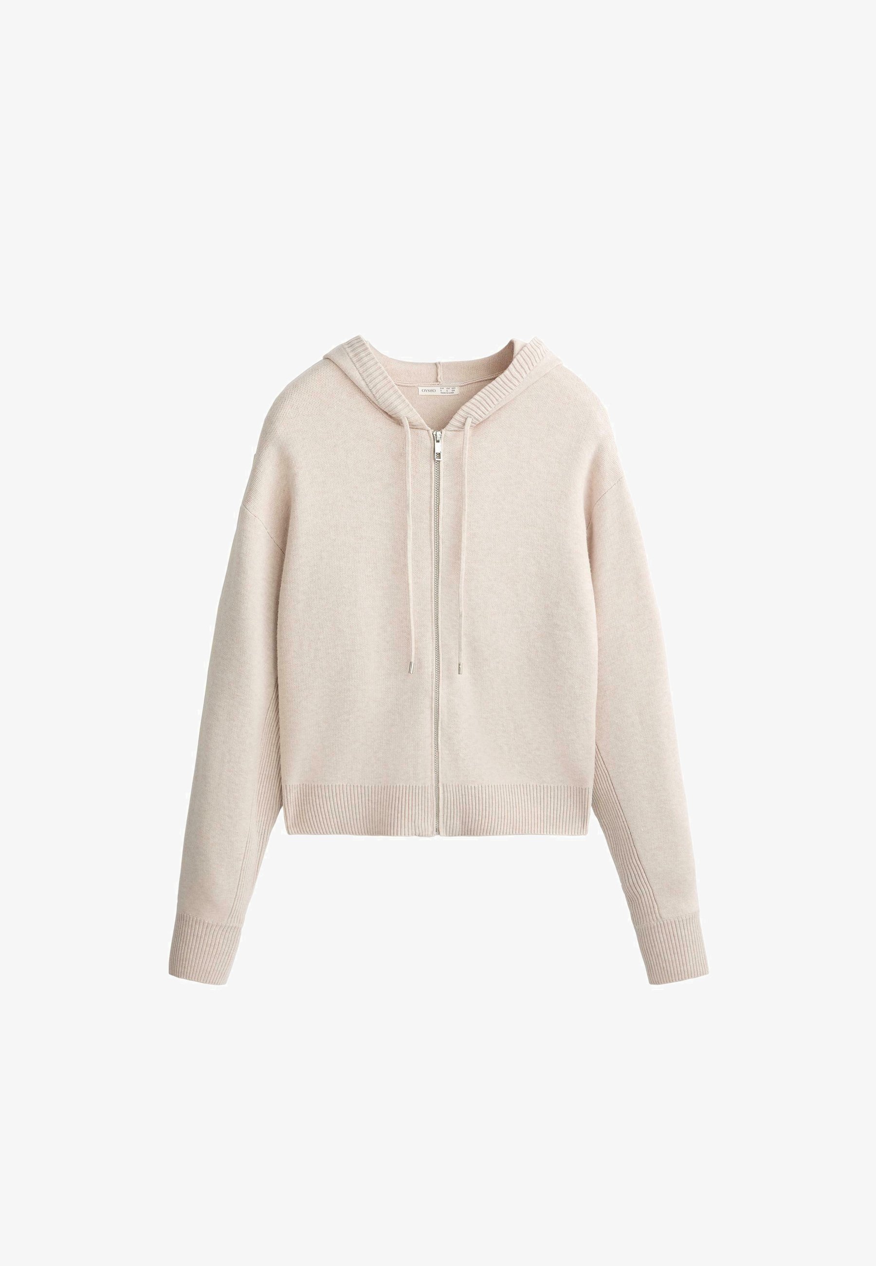 Sweat à capuche OYSHO - beige chiné