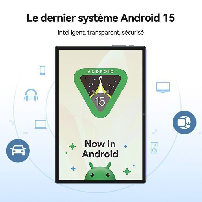 Tablette tactile - Android 15 - 10,1