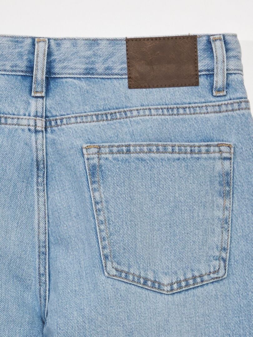 Rechte jeans met 5 zakken - L30 - BLAUW