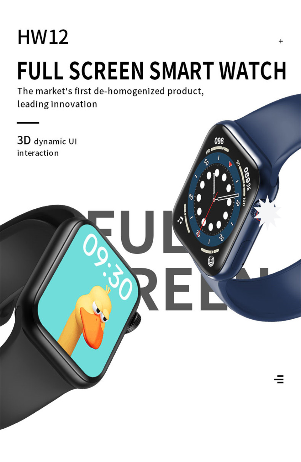 Smartwatch Smartek Bluetooth Hw12b