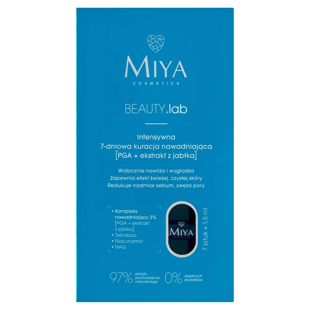 Miya Beauty.Lab Intensywna 7-Dniowa Kuracja Nawadniająca [Pga + Ekstrakt z Jabłka] 3%