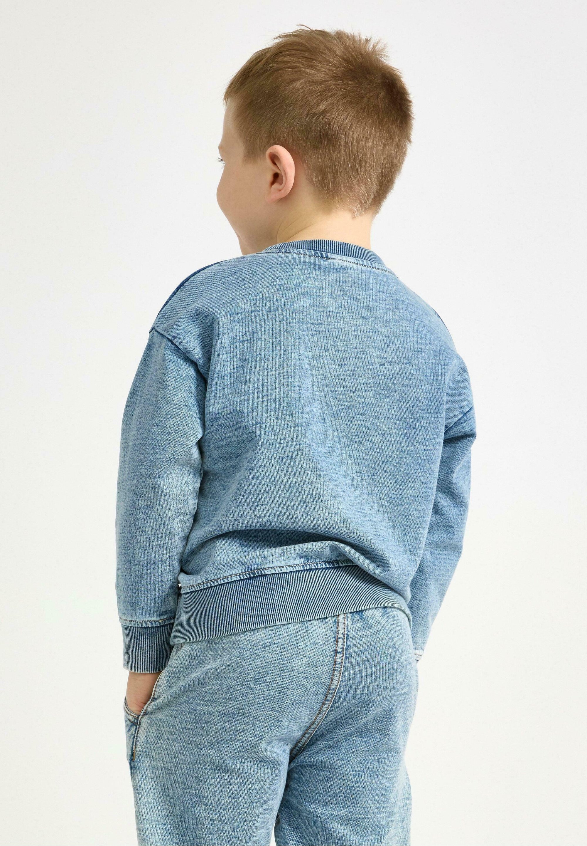 Sweat-shirt Lindex AVEC POCHE KANGOUROU - bleu poudré