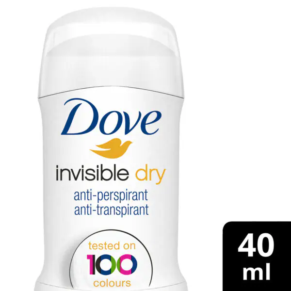 Dove Invisible Dry antiperspirant krémový deodorant v tyčinke 40 ml