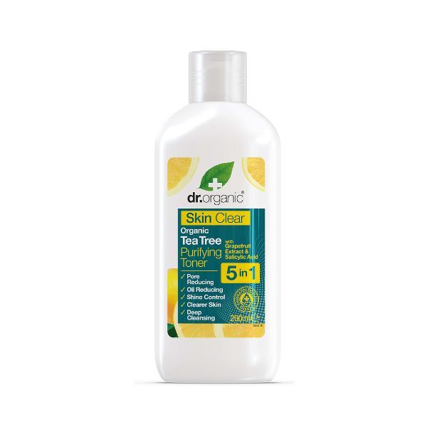 Dr. Organic Skin Clear 5v1 tonikum 200ml