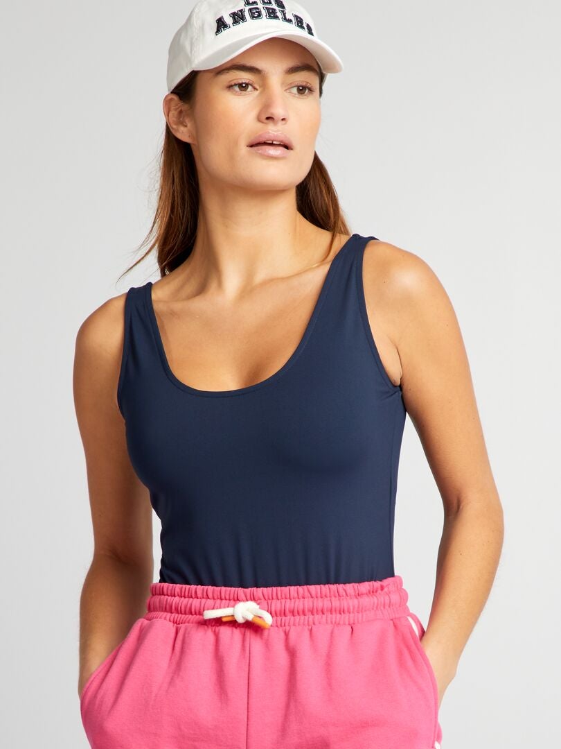 Body esportivo - azul
