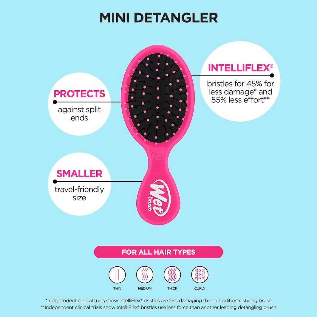 Wet Brush Detangler Pro mini četka za raspetljavanje – 1 komad