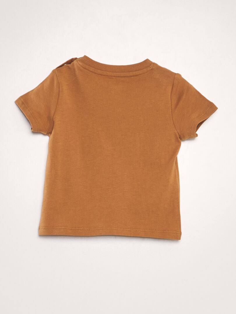 2-delige set bestaande uit overall en short - BEIGE