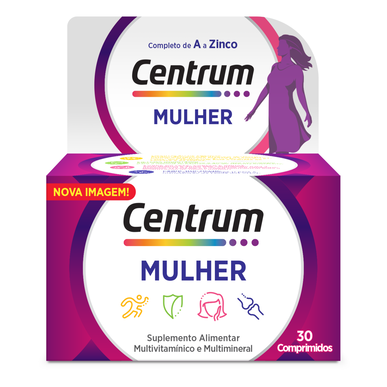 Centrum Suplemento Multivitamínico Centrum Mulher      30 comprimidos 30 comprimidos