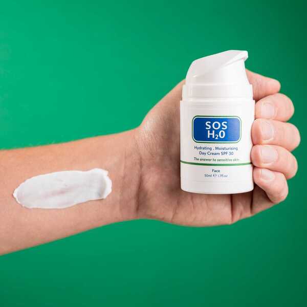 Hydratační krém na obličej SOS H20 s SPF 30, 200 ml