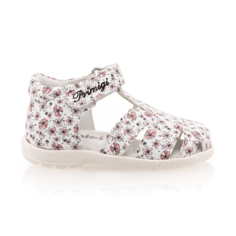 Rosa sandaler/sko med åpen tå til babyjente