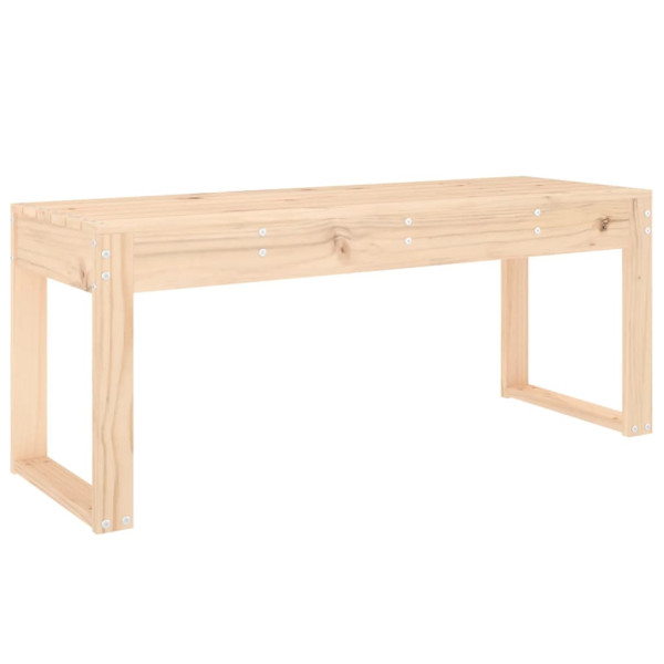 Ławka ogrodowa Brąz 110 x 38 x 45 cm Drewno sosnowe vidaXL