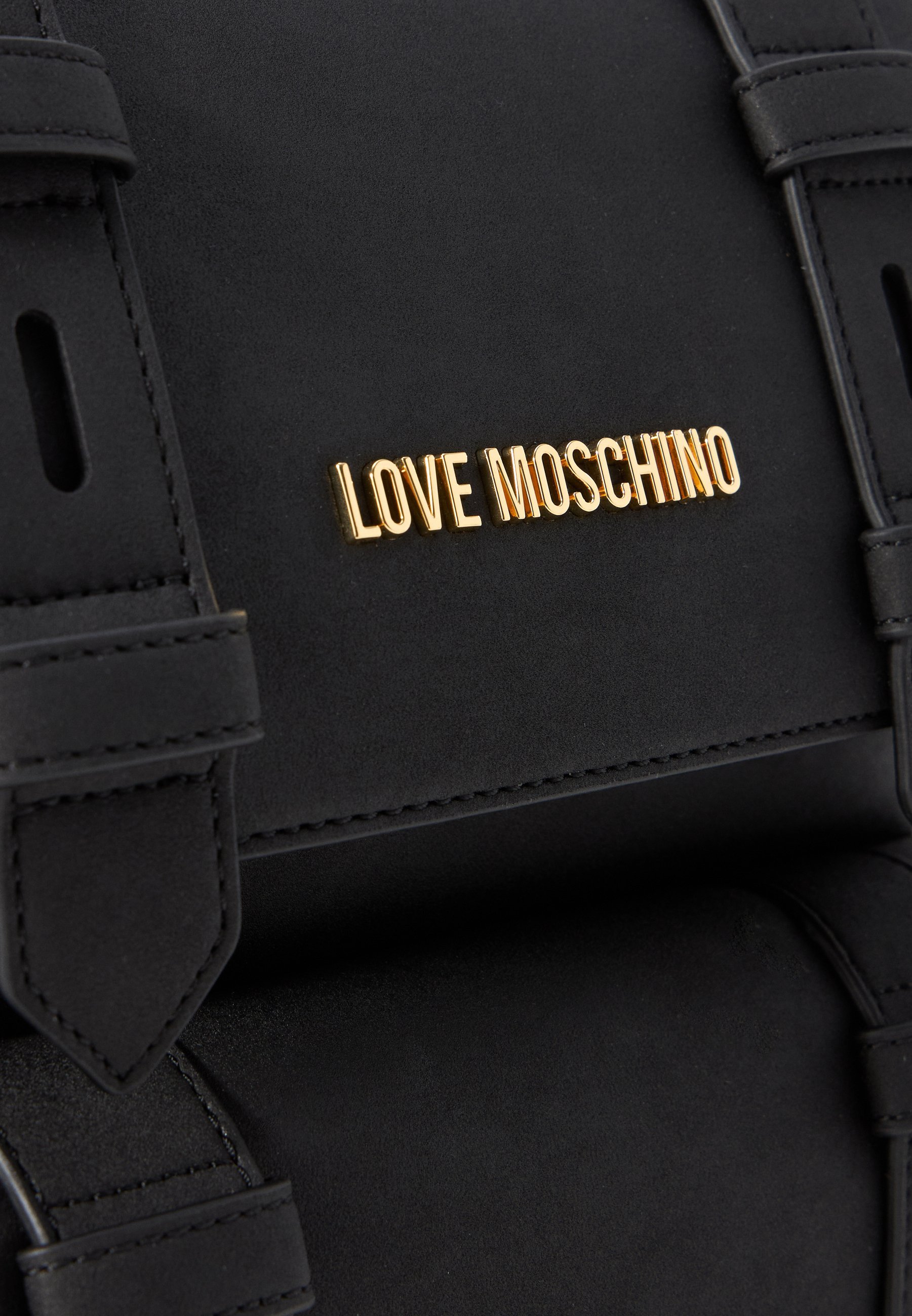 Love Moschino BUCKLED UP - Rucksack - schwarz