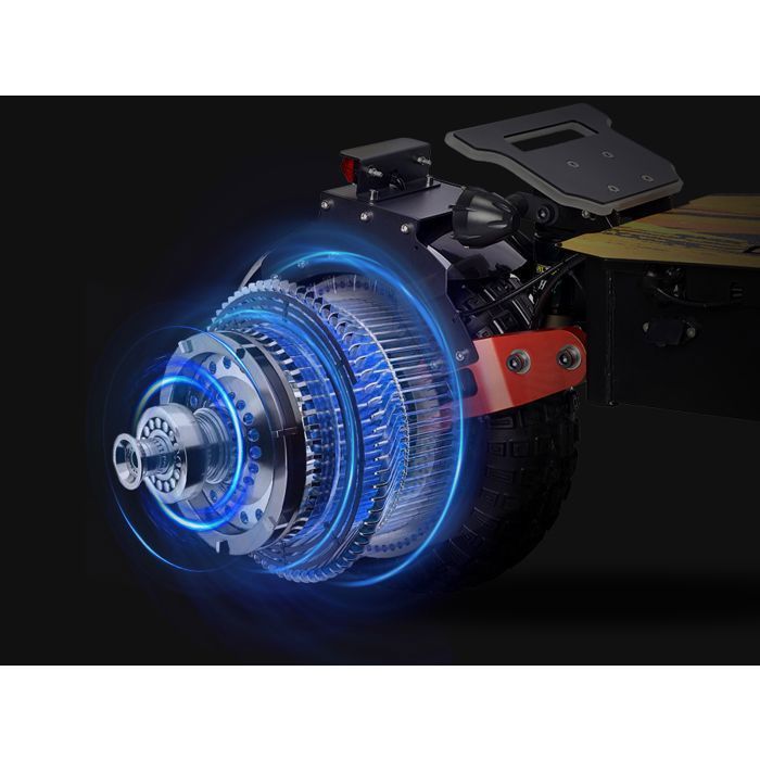CHEEVALRY Electric Scooter, Dual Motors 4000W*2 60V40AH, 100KM Range, Off-Road Tires, 153x66x135.5cm, Black and Orange
