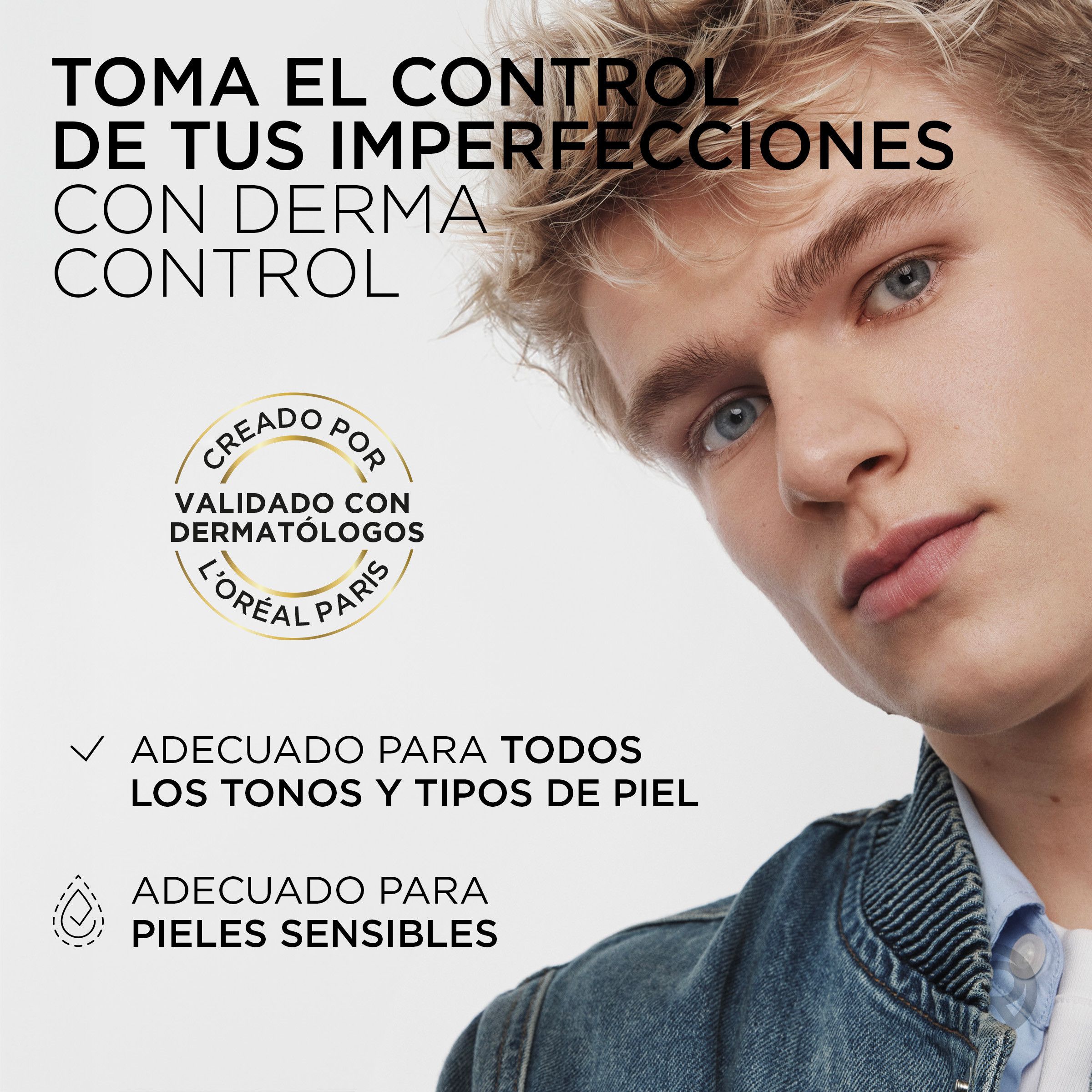Men Expert Derma Control гел за чишћење лица Чишћење лица за мушкарце